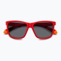 Окуляри сонцезахисні дитячі Polaroid PLD 8057/S matte red/grey polarized 4