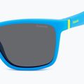 Окуляри сонцезахисні дитячі Polaroid PLD 8057/S matte blue/grey polarized 5