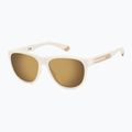 Окуляри сонцезахисні Polaroid PLD 2156/S matte white/grey gold multilayer polarized 2