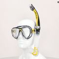 Набір для дайвінгу Cressi Big Eyes Evolution + Alpha Ultra Dry yellow 6