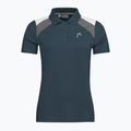 Поло для тенісу жіноче HEAD Club 22 Tech Polo navy
