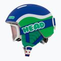 Шолом гірськолижний дитячий HEAD Mojo Set + Gogle Jr blue/green/silver red 4