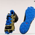 Кросівки для бігу чоловічі Salomon Speedcross 5 GTX black/green moss/skydiver 11
