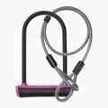 Замок велосипедний OnGuard Neon 8154PN U-Lock black/pink