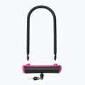 Замок велосипедний OnGuard Neon 8154PN U-Lock black/pink 2
