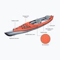 Байдарка надувна двомісна Advanced Elements AdvancedFrame Convertible with Pump 457 cm red 9