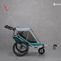 Причіп велосипедний двомісний Qeridoo Speedkid2 блакитний Q-SK2-21-P 14