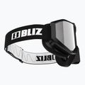 Окуляри гірськолижні Bliz Liner black white logo/orange&silver mirror 4