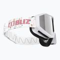 Окуляри гірськолижні дитячі Bliz Liner Jr white pink logo/pink&silver mirror 4