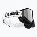 Окуляри гірськолижні дитячі Bliz Liner Jr black white logo/brown&silver mirror 4