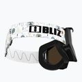 Окуляри гірськолижні дитячі Bliz Liner Jr black white logo/brown&silver mirror 5