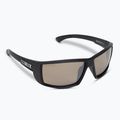 Велосипедні дзеркальні окуляри Bliz Drift Polarized S3 матовий чорний/коричневий сріблястий