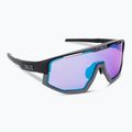 Сонцезахисні окуляри Bliz Vision Nano Optics Nordic Light матовий чорний/світла бегонія/фіолетово-блакитні