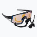 Велосипедні окуляри Bliz Vision Nano Optics Nordic Light S2 матові чорні/світло-коралові/помаранчево-сині