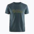 Футболка трекінгова чоловіча Fjällräven Logo navy