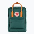 Туристичний рюкзак Fjällräven Kanken 16 л арктичний зелений/пряний помаранчевий