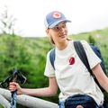 Футболка трекінгова жіноча Fjällräven Fox Boxy Logo chalk white 3