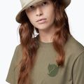 Футболка трекінгова жіноча Fjällräven Fox Boxy Logo green 2