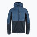 Кофта трекінгова чоловіча Fjällräven Abisko Trail Fleece indigo blue/dark navy