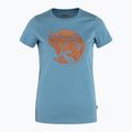 Футболка трекінгова жіноча Fjällräven Arctic Fox Print dawn blue/terracotta brown