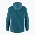 Кофта трекінгова чоловіча Fjällräven Logo Hoodie deep sea 5