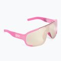 Окуляри велосипедні POC Aspire actinium pink translucent/clarity trail silver