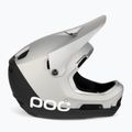 Шолом велосипедний POC Coron Air MIPS argentite silver/uranium black matt 3