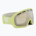 Маска лижна POC Fovea Mid Clarity lemon calcite/clarity define/spektris silver