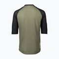 Велофутболка чоловіча POC MTB Pure 3/4 epidote green/uranium black 2