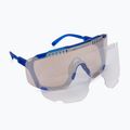 Окуляри велосипедні POC Devour opal blue translucent/clarity trail silver