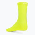 Велосипедні шкарпетки POC Fluo Sock Mid флуоресцентні жовто-зелені шкарпетки 2