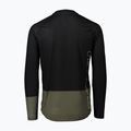 Велосипедний лонгслів чоловічий POC MTB Pure uranium black/epidote green 2