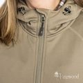 Жіночий трекінговий світшот Pinewood Finnveden Hoodie середній хакі 6