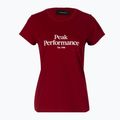 Футболка трекінгова жіноча Peak Performance Original Tee червона G77700310