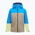 Куртка-дощовик чоловіча Peak Performance Trail Hipe Shell Jacket brilliant blue/beige/ sunny 5