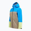 Куртка-дощовик чоловіча Peak Performance Trail Hipe Shell Jacket brilliant blue/beige/ sunny 7