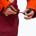 Куртка лижна жіноча Peak Performance Vislight GTX C-Knit 3L tech burgundy/peach fuzz 5