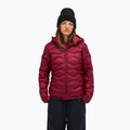 Жіночий пуховик Peak Performance Helium Down Hood vertical zenith/tech burgundy