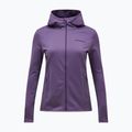 Кофта трекінгова жіноча Peak Performance Light Zip Hood montana grape 5