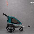 Причіп велосипедний одномісний Qeridoo Sportrex1 блакитний Q-SR1-21-P 12