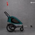 Причіп велосипедний двомісний Qeridoo Sportrex2 блакитний Q-SR2-21-P 9