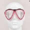 Маска для дайвінгу Cressi Lince clear/pink 7