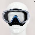 Маска для дайвінгу TUSA Tri-Quest Fd чорно-блакитна M-3001 3