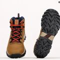 Черевики для трекінгу чоловічі Columbia Newton Ridge Plus II Wp light brown/red velvet 11