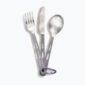 Столові прибори Optimus Titanium 3-Piece Cutlery Set сріблясті 8016286