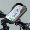 Сумка велосипедна на кермо Rockbros 301101770001 WP Bike Phone Bag for 6.7" black 8