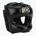 Боксерський шолом Cleto Reyes з загостреним обличчям з нейлонової планки чорний