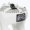 Боксерський шолом Cleto Reyes з загостреним обличчям з нейлонової планки білий 4