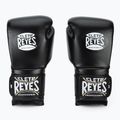 Боксерські рукавиці Cleto Reyes Velcro Sparring black silver 2