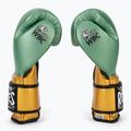 Боксерські рукавички Cleto Reyes Velcro Sparring металеві зелені / золоті wbc 4